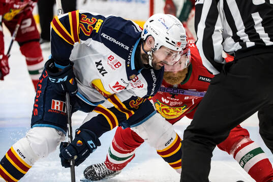 Djurgårdens Marcus Krüger och Moras Daniel Ljunggren