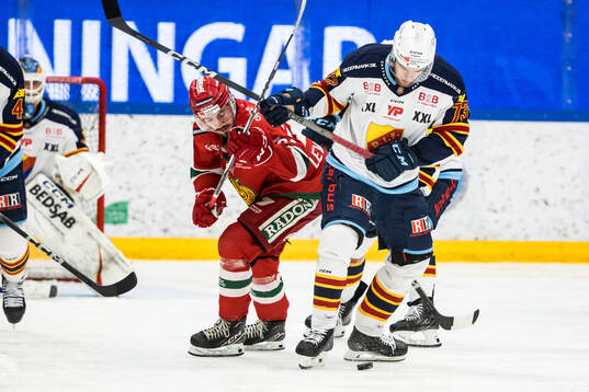 Moras Ludvig Levinsson och Djurgårdens David Blomgren