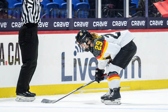 Nina Christof of Germany in pain