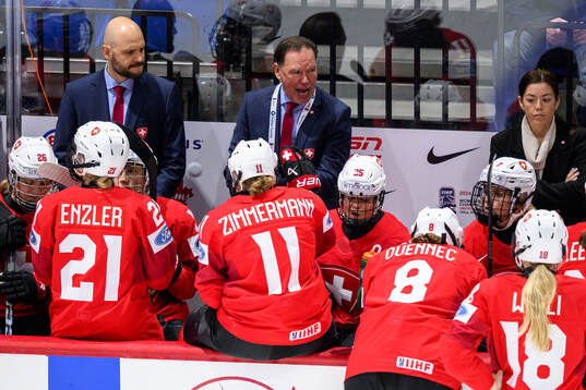 Head coach Colin Muller of Switzerland