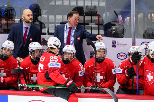 Head coach Colin Muller of Switzerland