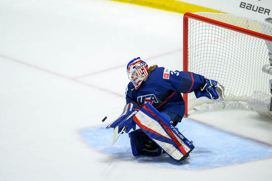 Goaltender Aerin Frankel of USA