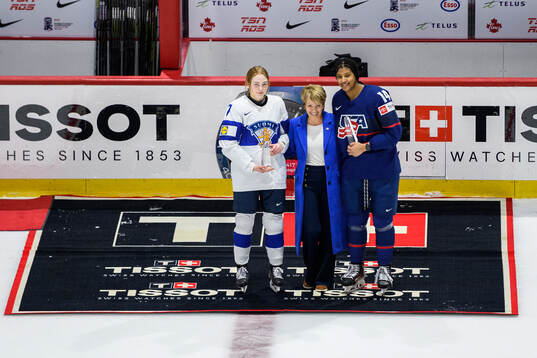 Sanni Rantala of Finland and Laila Edwards of USA