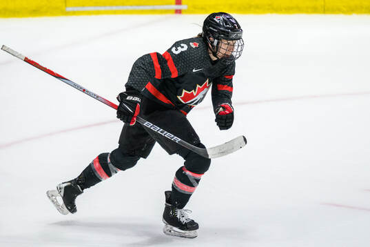 Jocelyne Larocque of Canada celebrates