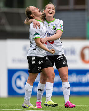 Silje Bekkåsen Nyhagen of Hønefoss celebrates