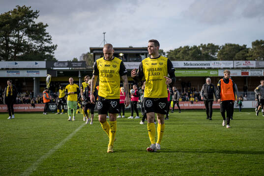 Mjällbys Adam Ståhl och Jacob Bergström