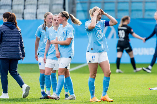 Malmö FFs Sanna Kullberg deppar