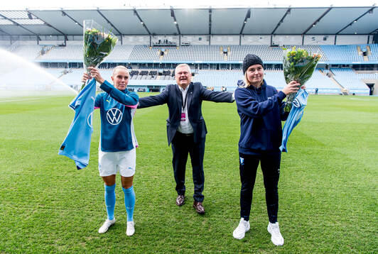 Malmö FFs Rebecka Holm och Elin Björklund hyllas