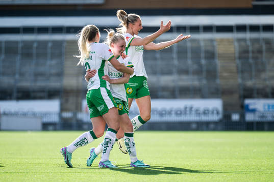 Hammarbys Emilie Joramo, Anna Jøsendal och Ellen
