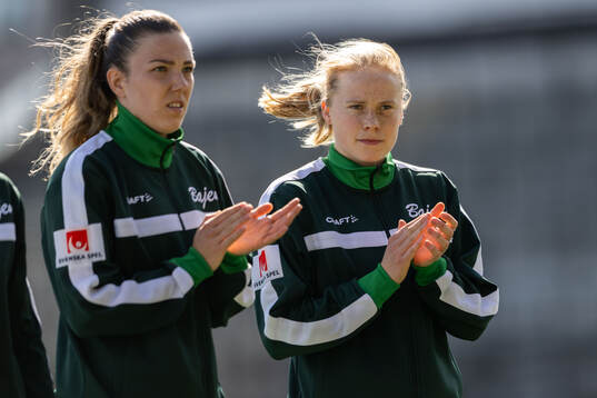 Hammarbys Emma Westin och Julie Blakstad