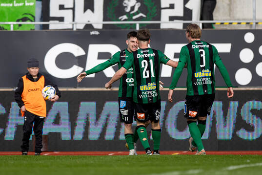 Varbergs Isak Bjerkebo jublar