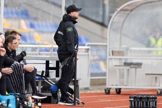 Varbergs tränare Tobias Linderoth