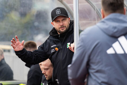 Varbergs tränare Tobias Linderoth