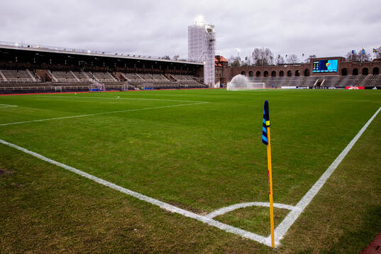 Stockholms Stadion  fotbollsmatchen i Damallsvenskan mellan