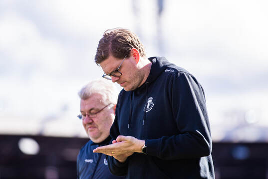 Trelleborgs tränare Joakim Felldin deppar