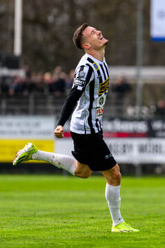 Landskronas Robin Dzabic jublar