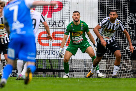 Landskronas målvakt Amr Kaddoura