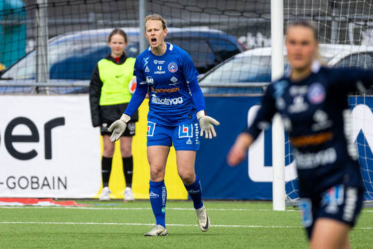 Linköpings målvakt Cajsa Andersson