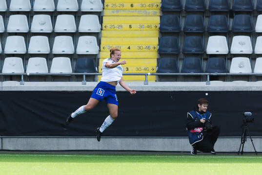 IFK Norrköpings Sara Kanutte Fornes jublar