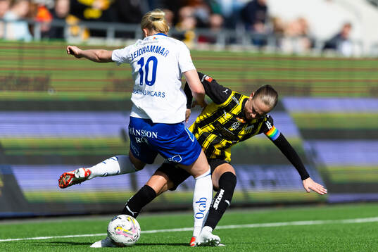 IFK Norrköpings Wilma Leidhammar och Häckens Filippa