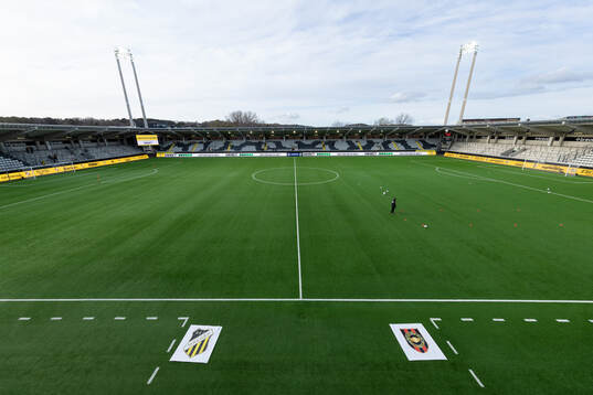 Bravida Arena innan fotbollsmatchen i Damallsvenskan mellan
