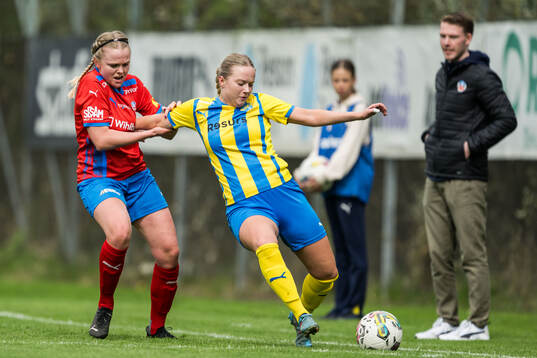 Helsingborg s Agnes Eklöf och Eskilsminnes Lovisa Pigg