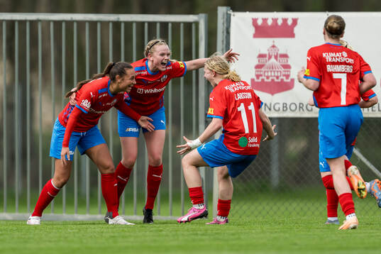 Helsingborg s Julia Welin, Agnes Eklöf och Alma Larsson
