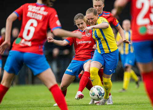 Helsingborgs Evelina Bertilsson och Eskilsminnes Alma