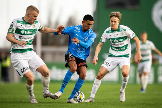 Västerås Simon Johansson och Halmstads Amir Al-Ammari