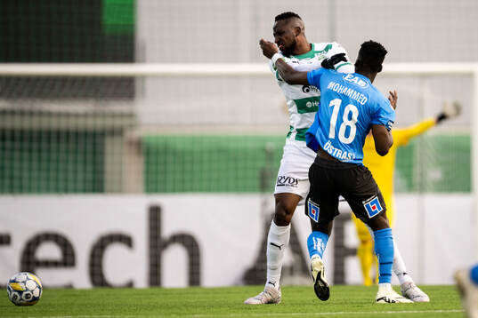 Västerås Frederic Nsabiyumva och Halmstads Naeem Mohammed
