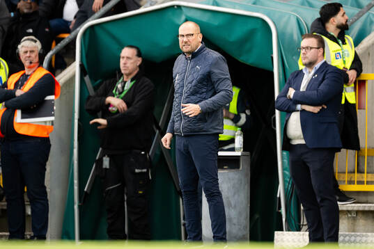 Halmstads tränare Magnus Haglund