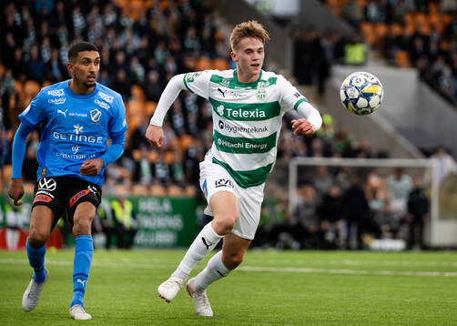 Halmstads Amir Al-Ammari och Västerås Jens Magnusson