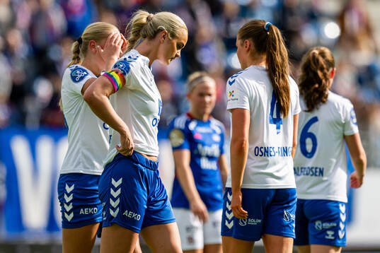 Emma Braut Brunes of Kolbotn looks dejected