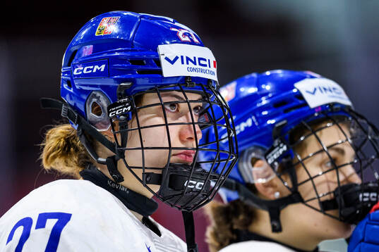 Tereza Radova of Czech Republic looks dejected