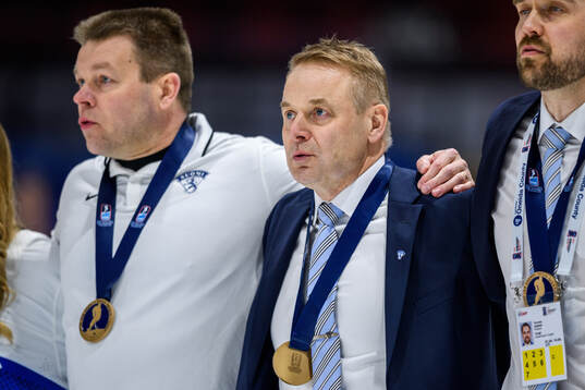 Head coach Juusu Toivola of Finland