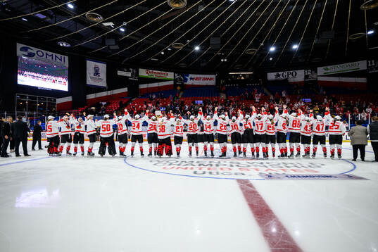 Players of Canada celebrate