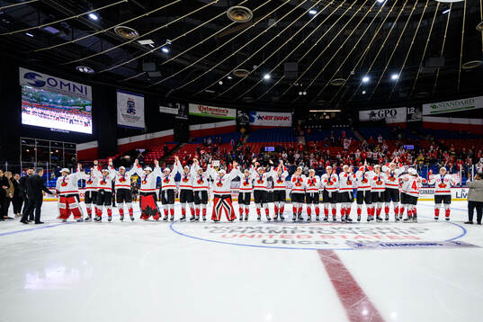 Players of Canada celebrate
