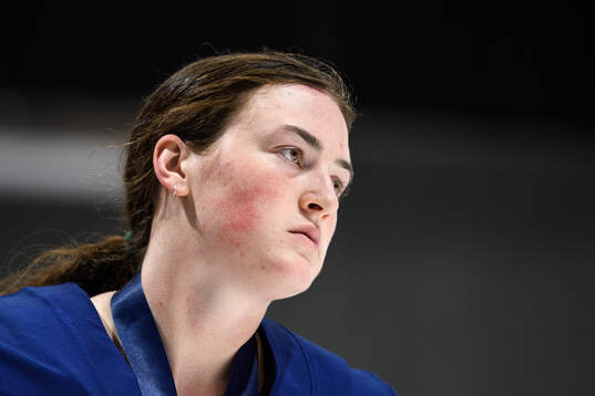 Rory Guilday of USA looks dejected
