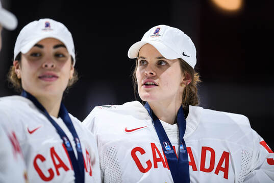 Goaltender Kristen Campbell of Canada