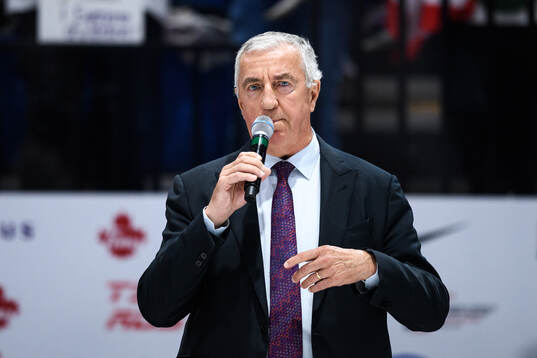 Luc Tardif, president of the International Ice Hockey