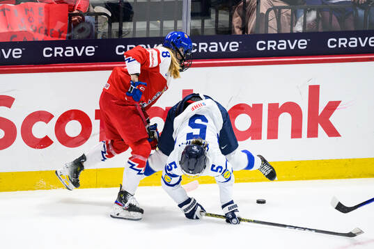 Tereza Pistekova of Czech Republic and Siiri Yrjola of