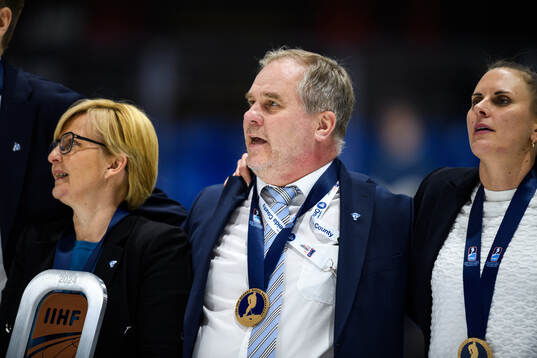 Assistant coach Mikko Palsola of Finland