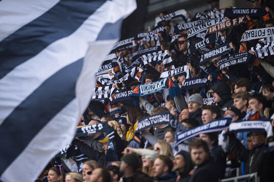 Spectators in the stands