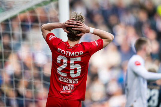 Niklas Jensen Wassberg of Brann looks dejected