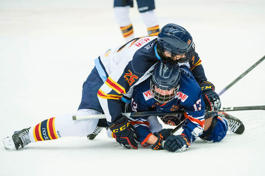 Djurgårdens Oskar Thim och Växjös Olle Ågren