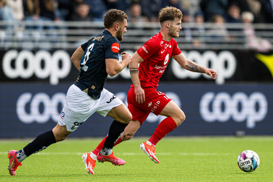 Ulrik Mathisen of Brannduring the Eliteserien match between