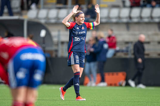 FC Rosengårds Olivia Schough jublar