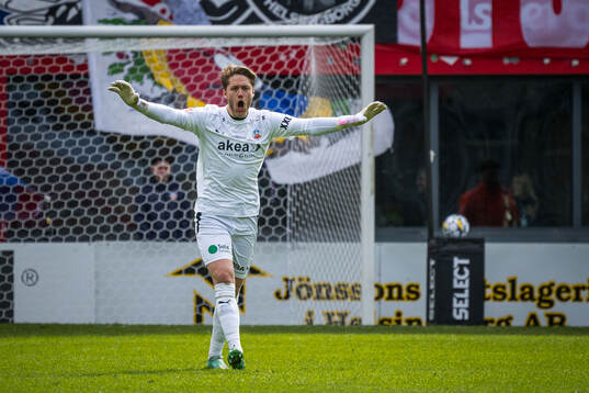 Helsingborgs målvakt Kalle Joelsson