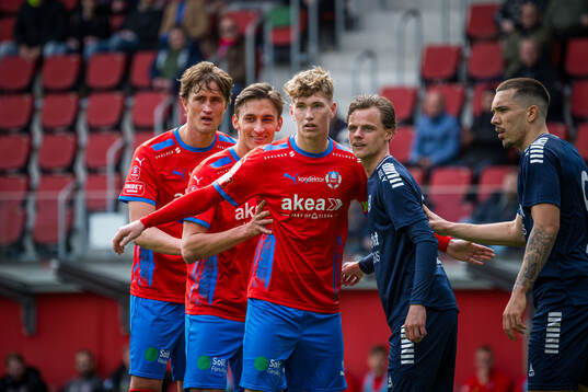 Helsingborgs Thomas Pauck Rogne, Wilhelm Nilsson och