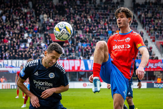 Utsiktens Predrag Randelovic och Helsingborgs Wilhelm Loeper